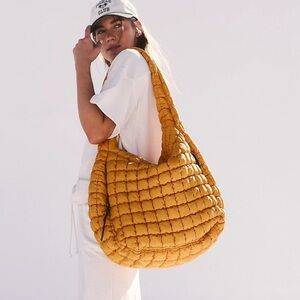 FP Movement by Free People Quilted Yellow Tote